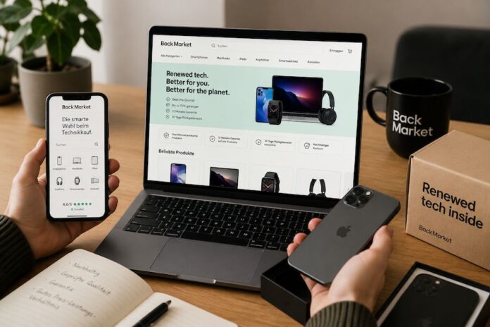 Erneuerte Smartphones, Tablets und Laptops bei Back Market